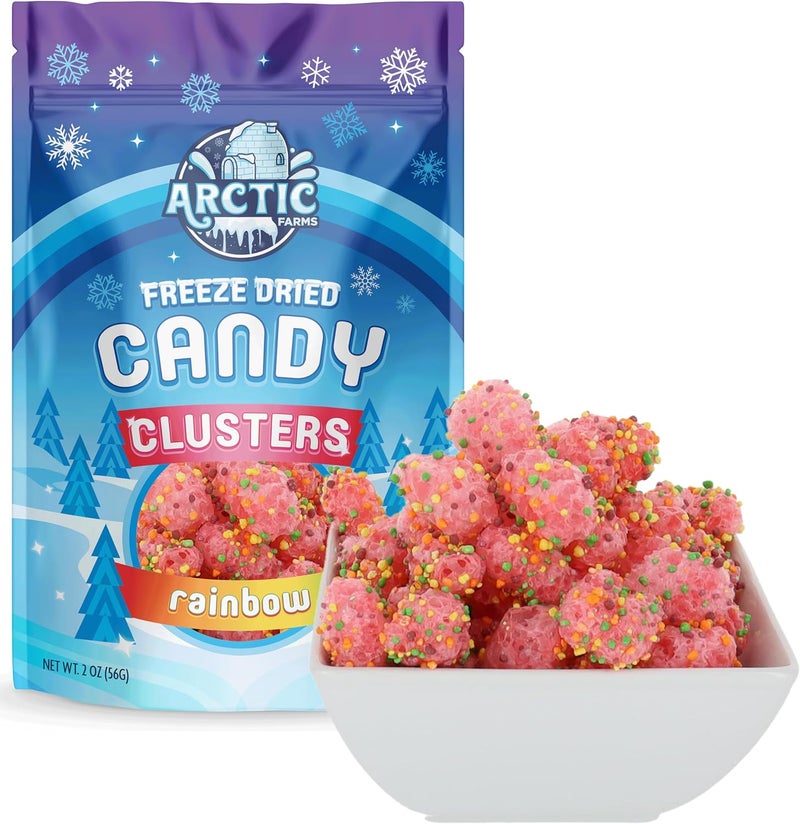 Arctic Farms Rainbow Freeze Dried Candy Clusters - Image 1